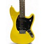 Used Squier Sonic Mustang Confetti Yellow Solid Body Electric Guitar
