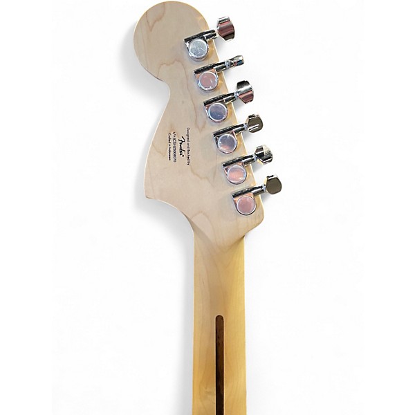 Used Squier Sonic Mustang Confetti Yellow Solid Body Electric Guitar