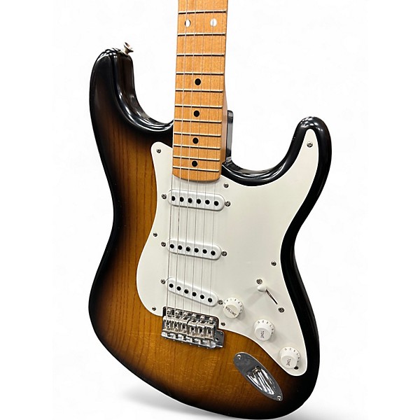 Used Fender 1954 50TH ANNIVERSARY STRATOCASTER Tobacco Sunburst Solid Body Electric Guitar