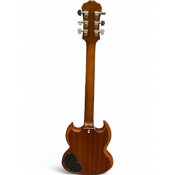 Used Epiphone SG G400 Natural Walnut Solid Body Electric Guitar