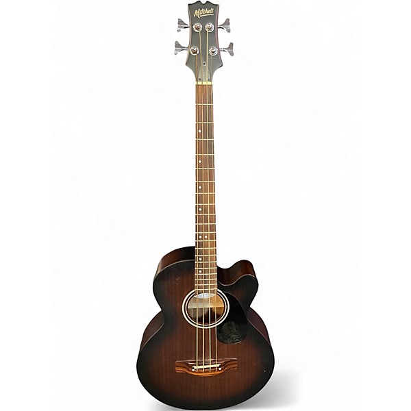 Used Mitchell T239BCE Mahogany Acoustic Bass Guitar