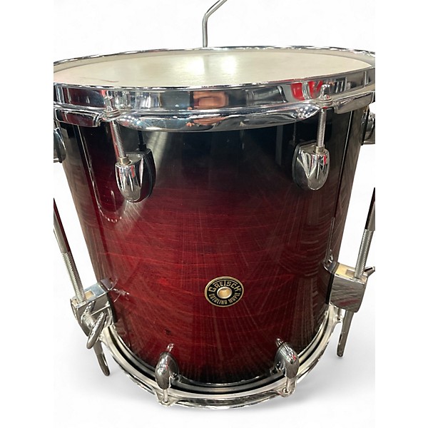 Used Gretsch Drums 6 Piece Catalina Maple Dark Cherry Burst Drum Kit