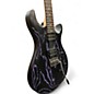 Used PRS SWAMP ASH CE 24 SANDBLASTED PURPLE  Solid Body Electric Guitar