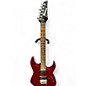 Used Ibanez RG120 Chrome Red Metallic Solid Body Electric Guitar thumbnail