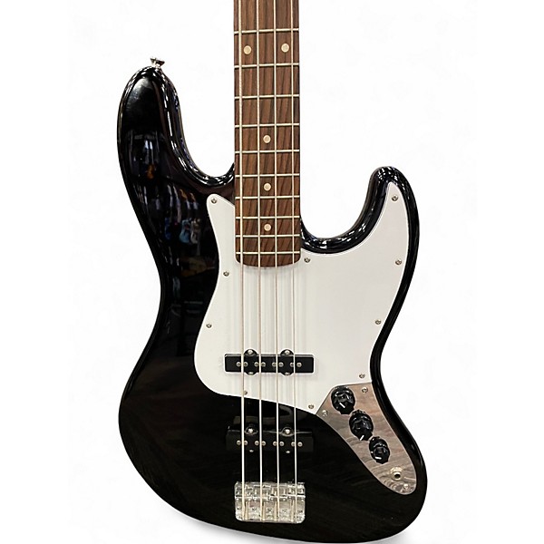 Used Squier Affinity Jazz Bass Black Electric Bass Guitar