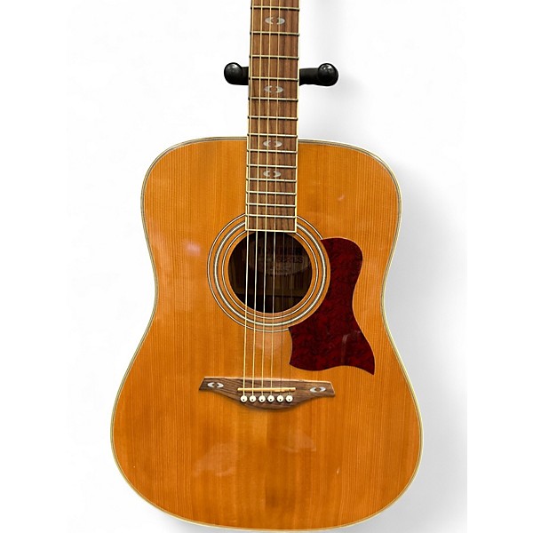 Used Hohner hw90 Natural Acoustic Guitar