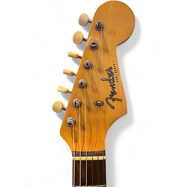 Vintage 1964 Fender 1964 Duo-Sonic Antique White Solid Body Electric Guitar