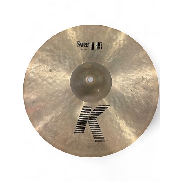 Used Zildjian 15in K Sweet Hi-Hat Pair Cymbal