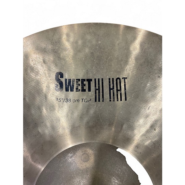 Used Zildjian 15in K Sweet Hi-Hat Pair Cymbal