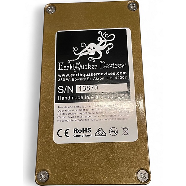 Used EarthQuaker Devices Hoof Germanium/Silicon Hybrid Fuzz Effect Pedal