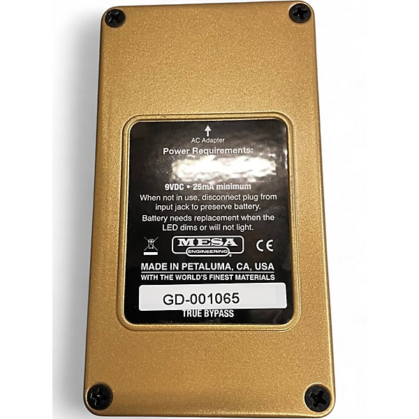 Used MESA/Boogie GOLD MINE Effect Pedal