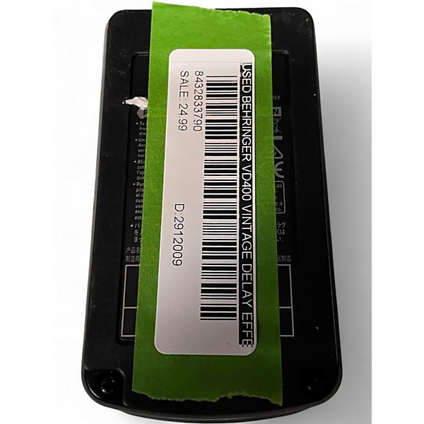 Used Behringer VD400 Vintage Delay Effect Pedal