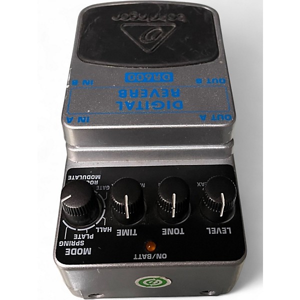 Used Behringer DR600 Digital Stereo Reverb Effect Pedal