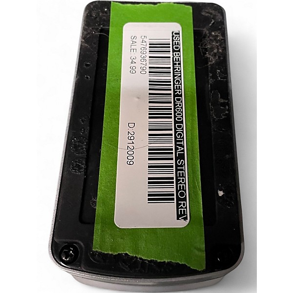 Used Behringer DR600 Digital Stereo Reverb Effect Pedal