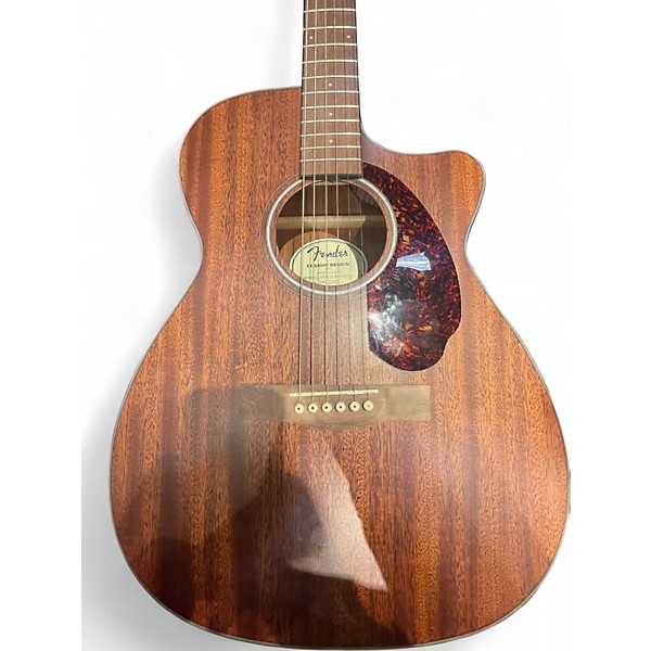 Used Fender CC60SCE Brown Acoustic Electric Guitar