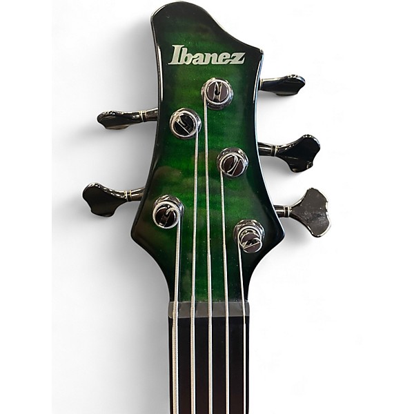 Used Ibanez SDGB1 Steve Di Giorgio Signature Moss Green Electric Bass Guitar