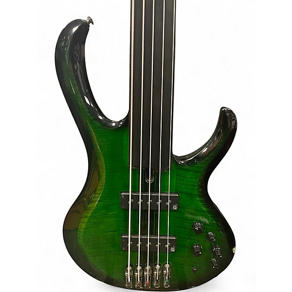 Used Ibanez SDGB1 Steve Di Giorgio Signature Moss Green Electric Bass Guitar
