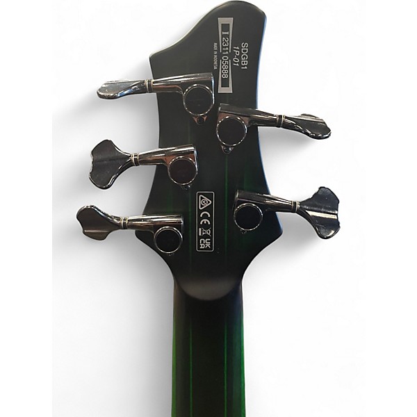 Used Ibanez SDGB1 Steve Di Giorgio Signature Moss Green Electric Bass Guitar