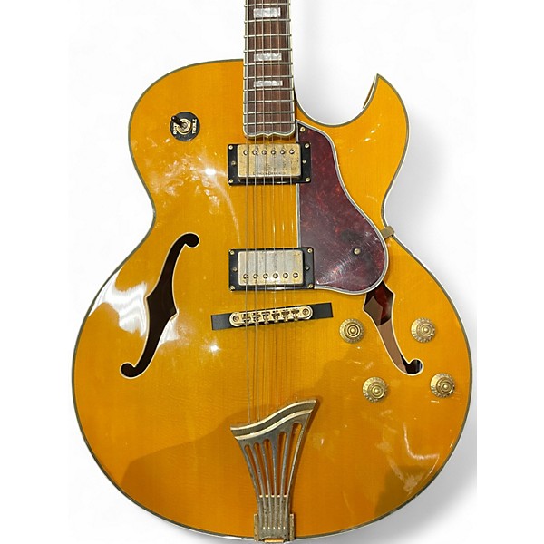 Used Samick JZ-3 Natural Hollow Body Electric Guitar