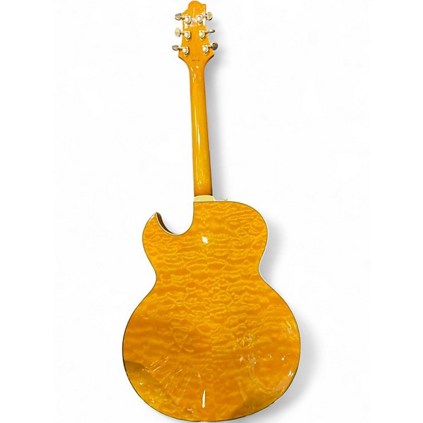 Used Samick JZ-3 Natural Hollow Body Electric Guitar