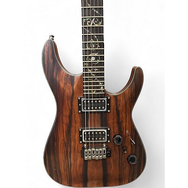 Used 2020 Schecter Guitar Research C-1 EXOTIC NATURAL SATIN Solid Body Electric Guitar