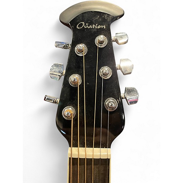 Used Ovation CS24 Black Acoustic Electric Guitar