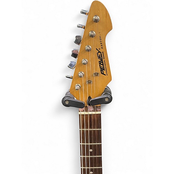 Used 2000s Peavey  Raptor Black and White Solid Body Electric Guitar