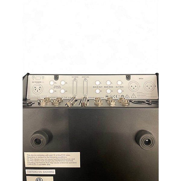 Used Solid State Logic SIX Powered Mixer
