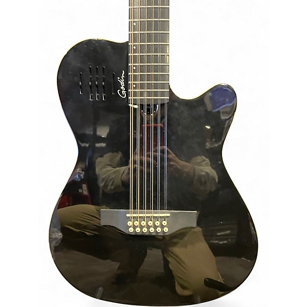 Used Godin A12 Ebony 12 String Acoustic Guitar
