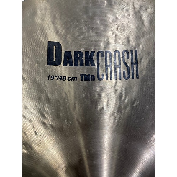 Used Zildjian 19in K Thin Dark Crash Cymbal