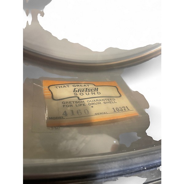 Used Gretsch Drums 14in 4160 SNARE SILVER Drum