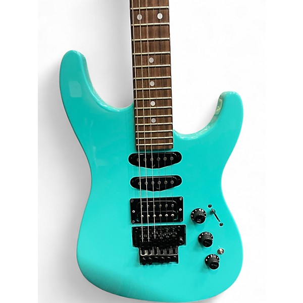 Used Fender HM Heavy Metal Stratocaster Surf Green Solid Body Electric Guitar