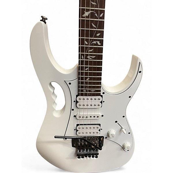 Used Ibanez JEMJR White Solid Body Electric Guitar