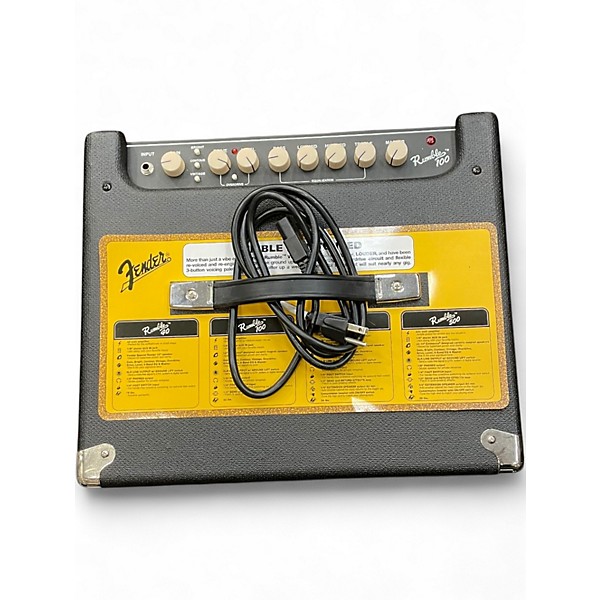 Used Fender Rumble 100 1x15 100W Bass Combo Amp