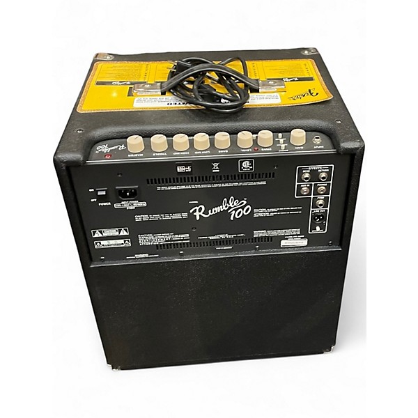 Used Fender Rumble 100 1x15 100W Bass Combo Amp
