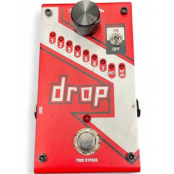 Used DigiTech The Drop Polyphonic Drop Tune Pitch-Shifter Effect Pedal