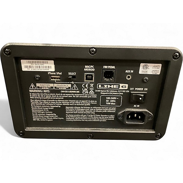 Used Line 6 Spider V 60 1x10 Guitar Combo Amp