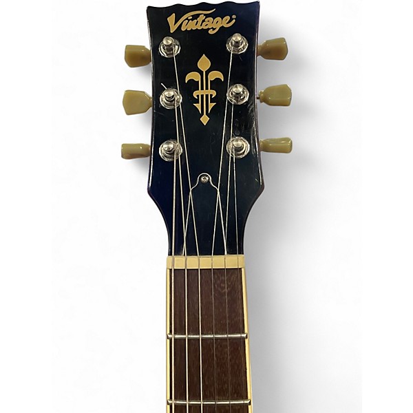 Used Vintage VSA500CR Candy Apple Red Hollow Body Electric Guitar