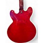 Used Vintage VSA500CR Candy Apple Red Hollow Body Electric Guitar