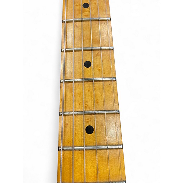 Used T. Shepard  Tele Custom Checked Gold Patina Solid Body Electric Guitar