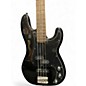 Used Squier Precision Bass Black Electric Bass Guitar