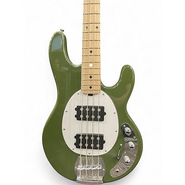 Used 2021 Sterling by Music Man StingRay Royal Olive Electric Bass Guitar