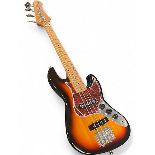 Used Flight MINI FOUR STRING BASS 2 Tone Sunburst Electric Bass Guitar