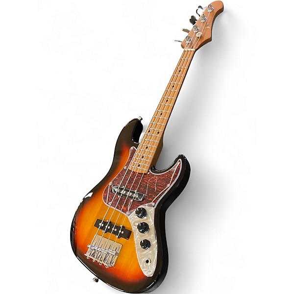 Used Flight MINI FOUR STRING BASS 2 Tone Sunburst Electric Bass Guitar