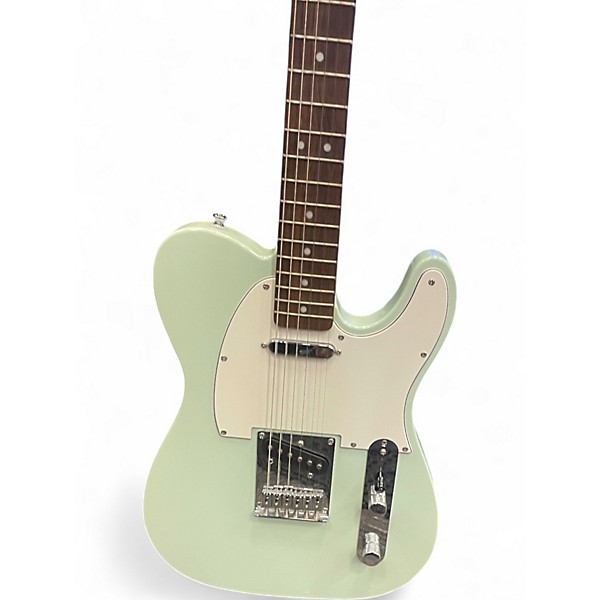 Used Squier FSR Bullet Telecaster Surf Green Solid Body Electric Guitar