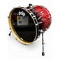 Used Pdp 7 Piece CONCEPT MAPLE Red to Black Fade Drum Kit