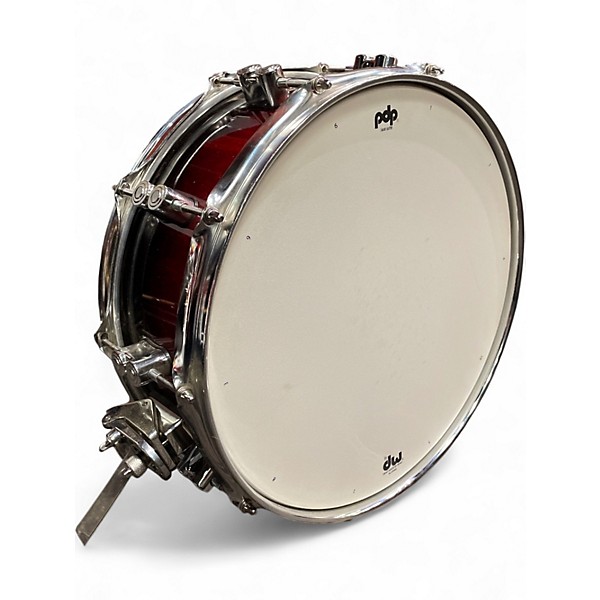 Used Pdp 7 Piece CONCEPT MAPLE Red to Black Fade Drum Kit