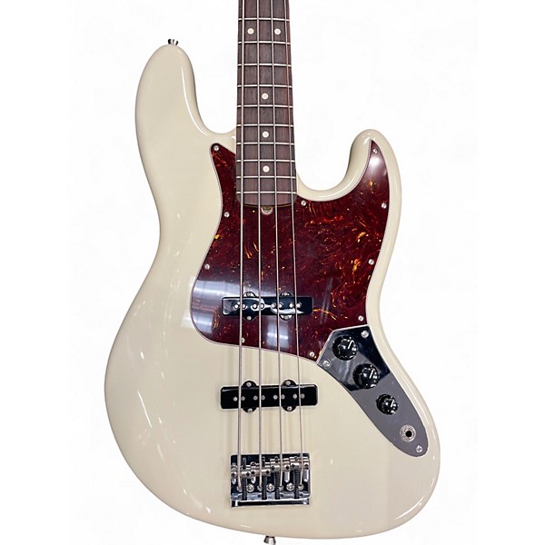 Used Fender American Professional II Jazz Bass Olympic White Electric Bass Guitar