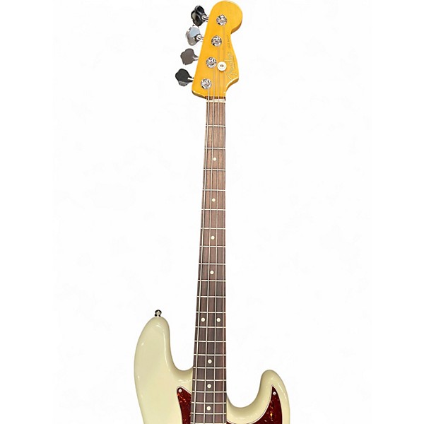 Used Fender American Professional II Jazz Bass Olympic White Electric Bass Guitar