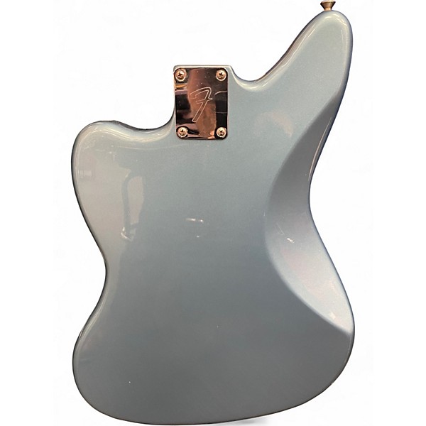 Used 2020s Fender Jaguar Blue Solid Body Electric Guitar